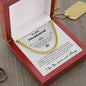 To My Husband - Adjustable Cuban Link Chain Necklace