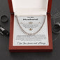 To My Husband - Adjustable Cuban Link Chain Necklace