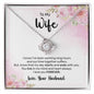 Jewelry Gift from Husband to Wife - My Day Starts and Ends with You - Love Knot Necklace
