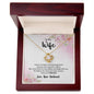 Jewelry Gift from Husband to Wife - My Day Starts and Ends with You - Love Knot Necklace