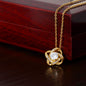Jewelry Gift from Husband to Wife - My Day Starts and Ends with You - Love Knot Necklace