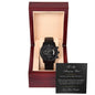 To My Amazing Dad - Black Chronograph Watch