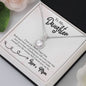 Daughter Never Forget I Love You Eternal Love Necklace
