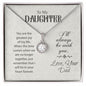 Daughter I'll Always Be With You - Eternal Hope Necklace