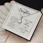 To My Daughter I'm With You Always - Eternal Hope Necklace