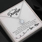 Daughter Never Forget I Love You Eternal Love Necklace