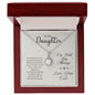 To My Daughter I'm With You Always - Eternal Hope Necklace