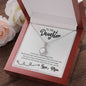 Daughter Never Forget I Love You Eternal Love Necklace