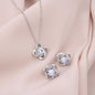 To My Beautiful Mom - Love Knot Earring and Necklace Set