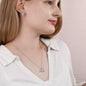 To My Beautiful Mom - Love Knot Earring and Necklace Set