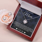 To My Beautiful Mom - Love Knot Earring and Necklace Set