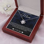 To My Beautiful Mom - Love Knot Earring and Necklace Set
