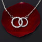 My Day Starts and Ends With You - Perfect Pair Necklace