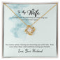 Wife I Choose You Love Knot Necklace