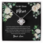 To My Dear Mom - Love Knot Necklace