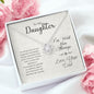 Daughter I'm With You Always - Love Knot Necklace
