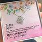 To My Mom I Love You Forever - Love Knot Necklace