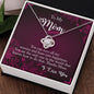 Thanks Mom - Love Knot Necklace