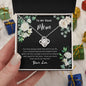 To My Dear Mom - Love Knot Necklace