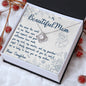 To My Beautiful Mom Love Knot Necklace