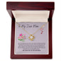 To My Dear Mom - Love Knot Necklace