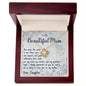 To My Beautiful Mom Love Knot Necklace