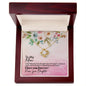 To My Mom I Love You Forever - Love Knot Necklace