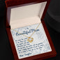 To My Beautiful Mom Love Knot Necklace
