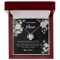 To My Dear Mom - Love Knot Necklace