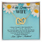My Wife impossible to Love You More - Interlocking Hearts Necklace