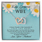 My Wife impossible to Love You More - Interlocking Hearts Necklace