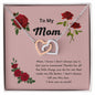 To My Mom - Interlocking Hearts Necklace