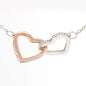 A Lot to Love About Us Interlocking Heart Necklace