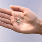 Interlocking Hearts Necklace - I Am So Lucky To Share A Life