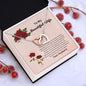 To My Beautiful Wife Interlocking Heart Necklace