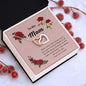 To My Mom - Interlocking Hearts Necklace