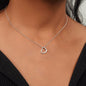 Daughter - Your Life Is In Front Of You Delicate Heart Necklace