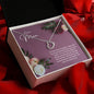 Dear Mom I Have Been Blessed - Delicate Heart Necklace