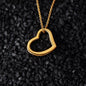 Daughter - Your Life Is In Front Of You Delicate Heart Necklace