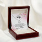 Wife My Day Starts and Ends With You Delicate Heart Necklace