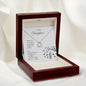 Daughter What You Do Delicate Heart Necklace