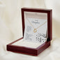 Daughter What You Do Delicate Heart Necklace