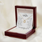 Daughter - Your Life Is In Front Of You Delicate Heart Necklace