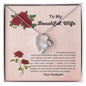 To My Beautiful Wife - Forever Love Necklace