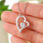 I Love You Forever Heart Love Necklace