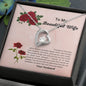 To My Beautiful Wife - Forever Love Necklace