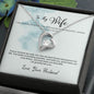 I Am So Lucky To Share A Life - Forever Love Necklace