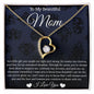 Forever Love Necklace To My Beautiful Mom
