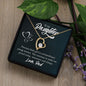 Daughter Precious Girl to Woman Forever Love Necklace